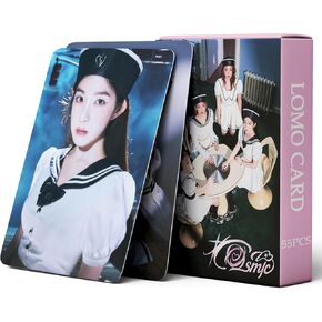 PYAJUU Red Velvet Photocards 55Pcs Red Velvet Cosmic Album Photocards Kpop Red Velvet Lomo Cards Gift for Fans Red Velvet Collection Cards