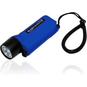 Neptune LED Flashlight - 900 Lumens Underwater Dive Light - Waterproof Torch Light for Outdoor Activities - Scuba Gear, Technical Diving, Cave Diving, Hunting, Camping Assessories (Blue)