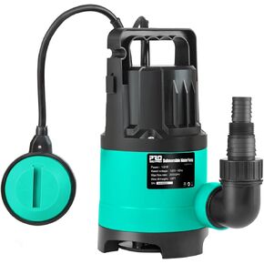Sump Pump, Prostormer 2000GPH 1/2 HP Submersible Water Pump with Build-in Float Switch, Portable Utility Pump with 15ft Cord for Swimming Pool,Garden,Tub and Pond Draining