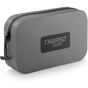 THURSO SURF Waterproof Fanny Pack Dry Bag Floating Pouch Bag Adjustable Waist Strap Keep Your Phone and Valuables Safe/Dry SUP Accessories for Kayaking Paddle Board Snorkeling Boating Grey