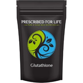 Prescribed For Life L Glutathione Powder | Pure Reduced Glutathione | Tripeptide of Amino Acids Glycine, Glutamine, and Cysteine | Antioxidants Supplement for Immune Support (0.5 oz / 14 g)