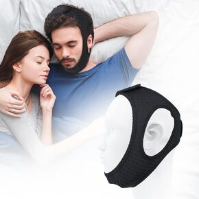 Chin Strap for CPAP Users, Chin Strap for Snoring, Adjustable and Breathable1 Anti Snoring Chin Strap, Comfortable Anti Snoring Devices Chin Strap for Men and Women to Stop 1Snoring