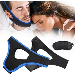 Veralabs Airflow Jaw Strap,Breathable Snoring Chin Strap,Airflow Jaw Strap,Breathable Stop Snoring Chin Strap Snoring Solution for Users to Keep Mouth Closed,Adjustable Chin Strap for Men and Women