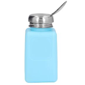 Walfront 200ML Press Type Solvent Solvent Dispenser, Anti Static Bottle ESD Dispenser Bottle Anti Static Bottle Dispenser ESD Anti Static Bottle with Stainless Steel