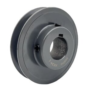 AK34-1 v Belt Pulley,3.45 inch Outside Diameter,1 inch Bore,Mechanical Pulleys cast Iron for A AX 3L 4L V-Belts,AK341 Pulley