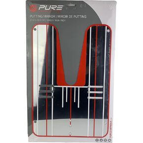 Pure2Improve 14" Indoor/Outdoor Putt Training Mirror (14.75"x10") for Aim and Alignment Training Aid