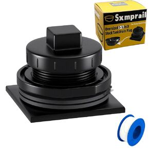 1PACK Stock Tank Drain Plug Fit for rubbermaid Commercial 50 70 100 150 300 Gallon Stock Tanks, Stock Tank Plug for rubbermaid Stock Tank Five Year Free Replacement