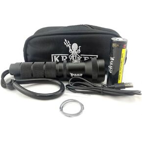 NR-2500 Dive Light, 2500 Lumens, USB-C Rechargeable, 26650 Battery, Compact