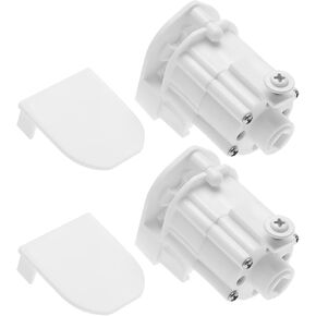 Create idea 2 Sets Roman Blinds Control Mechanism Uits with Cover Roller Blind Spare Parts for Roller Blind Track Accessories Maintenance Center Rod 5.5mm