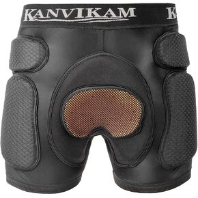 Kids 3D Padded Shorts for Skateboard Ski Cycling,Silicone and EVA Pads Shorty Pants Effectively Protect Child's Hips Tailbone