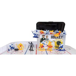 Kaskey Kids Hockey Guys – Blue/Yellow Inspires Kids Imaginations with Endless Hours of Creative, Open-Ended Play – Includes 2 Teams & Accessories – 25 Pieces in Every Set!