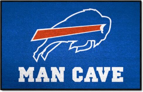 سجادة FANMATS 14273 NFL Buffalo Bills نايلون Universal Man Cave Starter Rug، 19 بوصة × 30 بوصة in Saudi Arabia