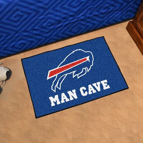 سجادة FANMATS 14273 NFL Buffalo Bills نايلون Universal Man Cave Starter Rug، 19 بوصة × 30 بوصة in Saudi Arabia