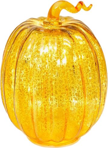 زجاج الزئبق القرع ديكور الموقت تعمل 7 بوصة اليقطين الزينة منضدية محور الخريف الخريف الشكر تزيين المنزل in Kuwait