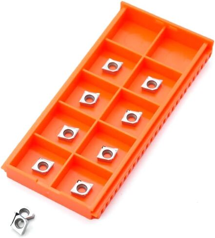 Carbide Inserts for Aluminum CCGT21.51 Ccgt060204-AL Finish to semi-Finish Machining of Non-Ferrous Metal, 10 PCS in Kuwait