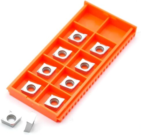 Carbide Inserts for Aluminum CCGT21.51 Ccgt060204-AL Finish to semi-Finish Machining of Non-Ferrous Metal, 10 PCS in Kuwait