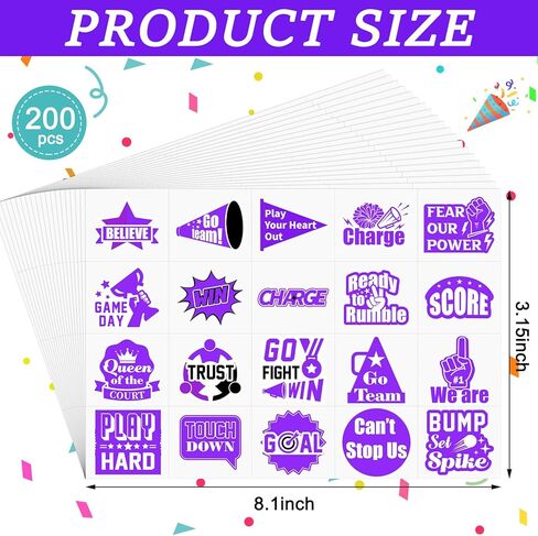 70 قطعة من صانعات الضوضاء تتضمن أعواد الرعد التشجيعية، مصفق اليد، التشجيع بوم بوم، قلادة مكبر الصوت، وشم مؤقت للإصبع من الفوم (أرجواني) in Kuwait