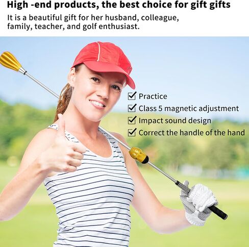 Golf Swing Trainer with Adjustable Magnetic Resistance, Lightweight and Comfortable Handle for Practice in Saudi Arabia