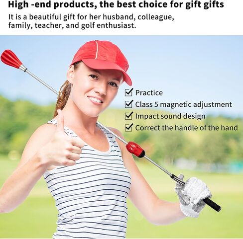 Golf Swing Trainer with Adjustable Magnetic Resistance, Lightweight and Comfortable Handle for Practice in Saudi Arabia