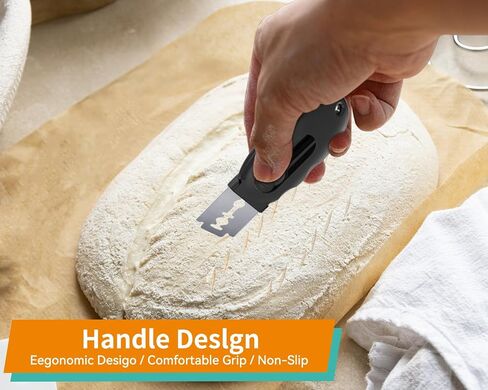 Extractable & Magnetic Bread Lame Dough Scoring Tool with 5 Razor Blades,Professional Sourdough Scoring tool for Sourdough Bread Baking & Bread Making Tools,Perfect Bread Scoring Tool in Saudi Arabia