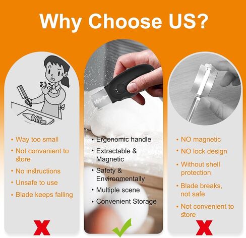 Extractable & Magnetic Bread Lame Dough Scoring Tool with 5 Razor Blades,Professional Sourdough Scoring tool for Sourdough Bread Baking & Bread Making Tools,Perfect Bread Scoring Tool in Saudi Arabia