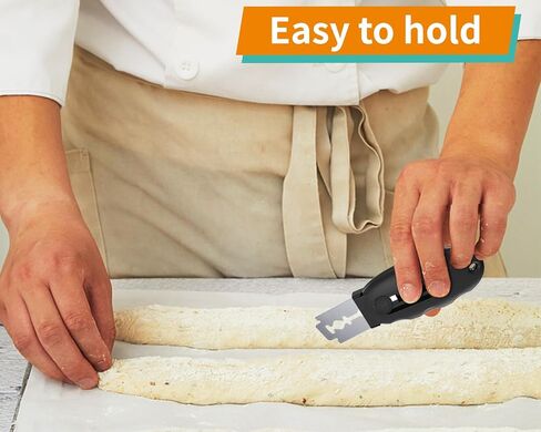 Extractable & Magnetic Bread Lame Dough Scoring Tool with 5 Razor Blades,Professional Sourdough Scoring tool for Sourdough Bread Baking & Bread Making Tools,Perfect Bread Scoring Tool in Saudi Arabia