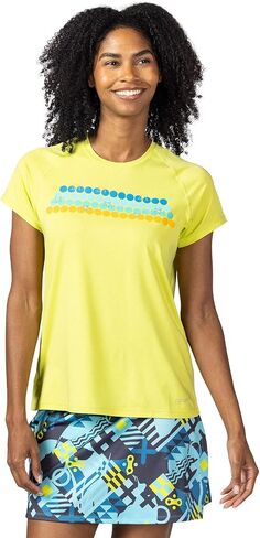 Terry Tech Tee Flow Bike Top - Women's UPF 50+ Crew Neck Short Sleeve Casual Cycling Shirt, Relaxed Fit in Kuwait