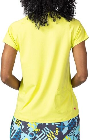 Terry Tech Tee Flow Bike Top - Women's UPF 50+ Crew Neck Short Sleeve Casual Cycling Shirt, Relaxed Fit in Kuwait