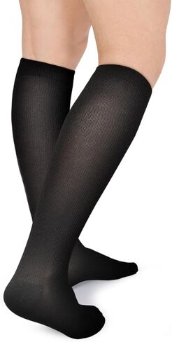 Compression Socks for Women & Men Support Knee High Socks for Running Hiking Sports Air Travel 4 Pairs in Saudi Arabia