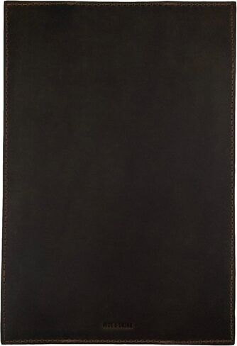 غطاء القائمة للإخفاء والشراب، مقاس 5.5 × 8.5 بوصة - إكسسوارات المطاعم - مصنوع يدويًا من الجلد المحبب بالكامل - بني بوربون in Saudi Arabia