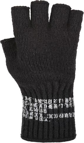 M MCGUIRE GEAR GI بطانات قفازات صوفية بدون أصابع، قفازات تكتيكية نصف إصبع للاستخدام الخارجي، قفازات الجري والمشي لمسافات طويلة والتسلق in Saudi Arabia
