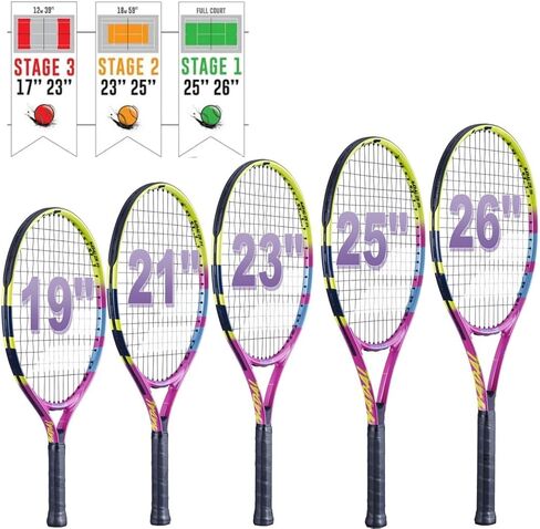 Babolat Nadal Jr Tennis Racquet (Rafa 2nd Gen) Bundled w a Tennis Backpack in Saudi Arabia