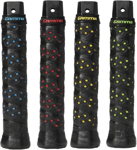 GAMMA Tennis Honeycomb Replacement Grip, Moisture Wicking, Tacky, Extra Durable, Racquet Sports Grip, Multiple Colors, High Traction Surface in Saudi Arabia