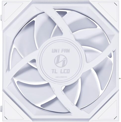 Lian-Li Lian-Li UNI FAN TL LCD 120mm Fan, White in Saudi Arabia