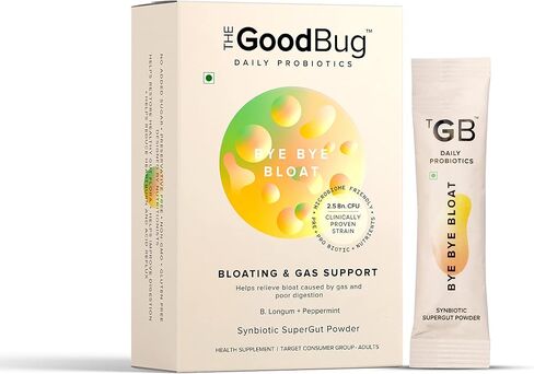 Metabolically Lean L-Carnitine Supplement for Men & Women, Probiotic & Prebiotic Supports Gut Health, Multi Strain Synbiotic Powder, 2.5 Bn CFU, 60 Days Pack in Saudi Arabia