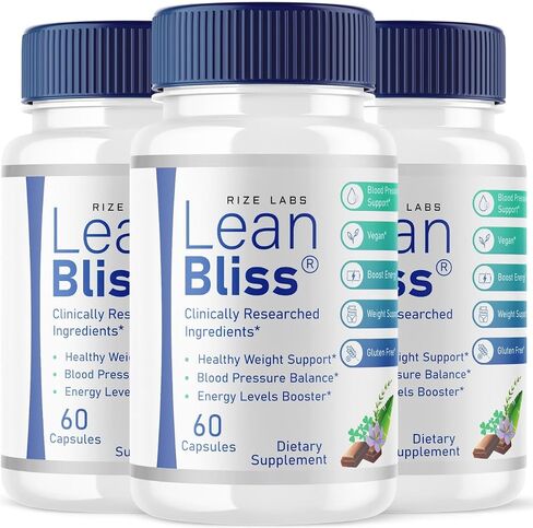 Lean Bliss Weight Loss Pills, Lean Bliss Fat Burning Formula, LeanBliss Advanced Metabolism Capsules for Natural Weight Management & Blood Support, LeanBliss Dietary Supplement Reviews (60 Capsules) in Kuwait