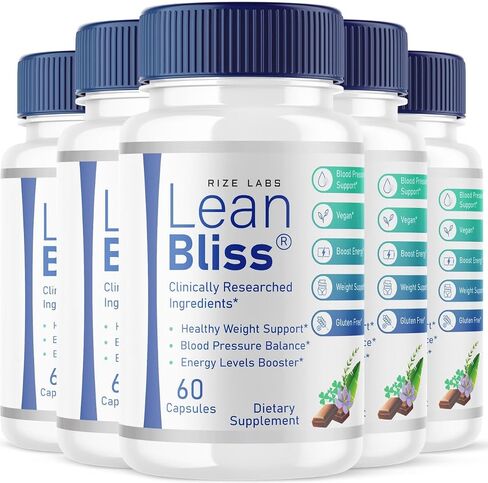 Lean Bliss Weight Loss Pills, Lean Bliss Fat Burning Formula, LeanBliss Advanced Metabolism Capsules for Natural Weight Management & Blood Support, LeanBliss Dietary Supplement Reviews (60 Capsules) in Kuwait