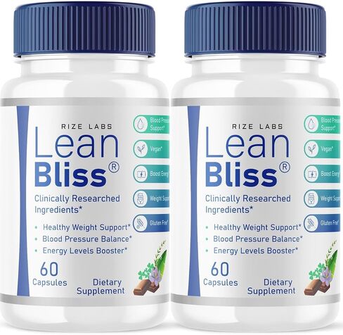 Lean Bliss Weight Loss Pills, Lean Bliss Fat Burning Formula, LeanBliss Advanced Metabolism Capsules for Natural Weight Management & Blood Support, LeanBliss Dietary Supplement Reviews (60 Capsules) in Kuwait