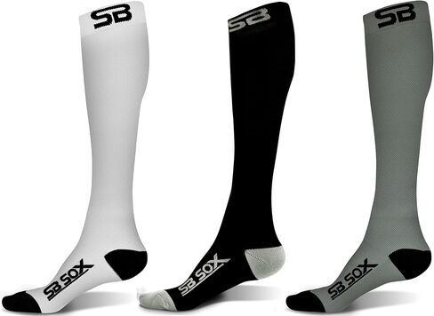 3 أزواج جوارب ضغط صغيرة الحجم (أبيض/أسود + أسود/رمادي + رمادي/أسود) in Kuwait