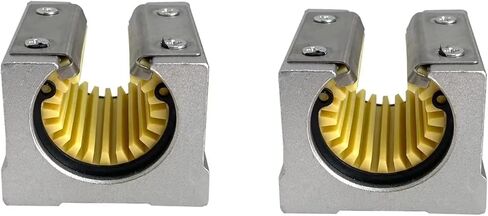 SBR12UU Bearing Blocks, 2Pcs Engineering Plastic 12mm Open Sliding Slider Block for SBR12 Linear Motion Shaft Guides Slide Rails as CNC Linear Rail Kit in Saudi Arabia