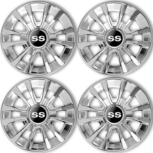 Golf Cart SS Wheel Covers Hub Caps, Golf Cart 8 Inch Snap-on Wheels for Club Car, EZGO, Yamaha, Set of 4 in Saudi Arabia