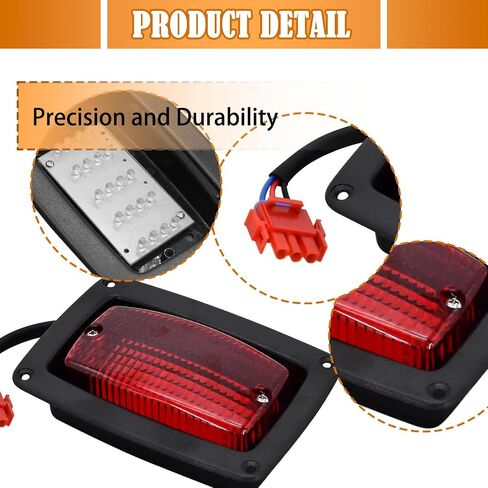 ZLX&LU Club Car DS Tail Lights, OEM#: 1017035, Golf Cart 12V LED Rear Brake Light, Suitable for 1982-UP Club Car DS and Yamaha G14 G16 G19 G22 Golf Cart in Saudi Arabia