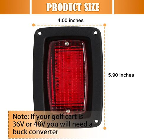ZLX&LU Club Car DS Tail Lights, OEM#: 1017035, Golf Cart 12V LED Rear Brake Light, Suitable for 1982-UP Club Car DS and Yamaha G14 G16 G19 G22 Golf Cart in Saudi Arabia