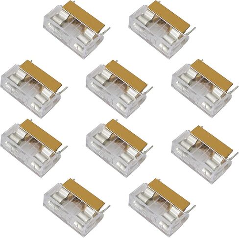 5 x 20mm Fuse PCB Panel Mount Holder Case FMHXG 10PCS Panel Mount PCB Fuse Holder Case with Cover for 5x20mm 250V 6A Fuse in Saudi Arabia