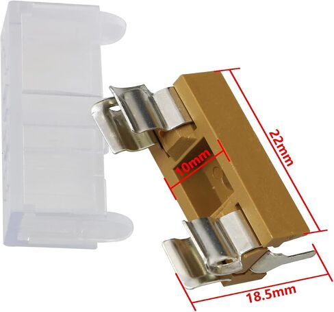 5 x 20mm Fuse PCB Panel Mount Holder Case FMHXG 10PCS Panel Mount PCB Fuse Holder Case with Cover for 5x20mm 250V 6A Fuse in Saudi Arabia