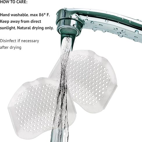 وسائد مشط القدم - وسائد مشط القدم للنساء والرجال - وسادات هلامية ناعمة للقدم مشط القدم ومقدمة القدم وتخفيف آلام القدم - وسادة مصححة لأورام القدم، ناعمة ومسامية - 6 قطع in Kuwait