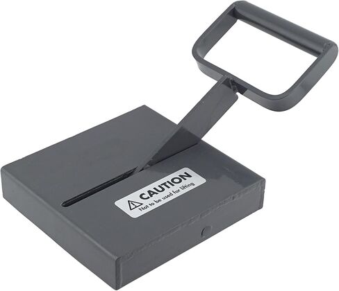 القابض المغناطيسي الرئيسي لسحب وانزلاق اللوحة الفولاذية، الطول 6.125 بوصة، العرض 5.8 بوصة، الارتفاع 1.25 بوصة لا يشمل المقبض، سحب 600 رطل، M479C in Kuwait