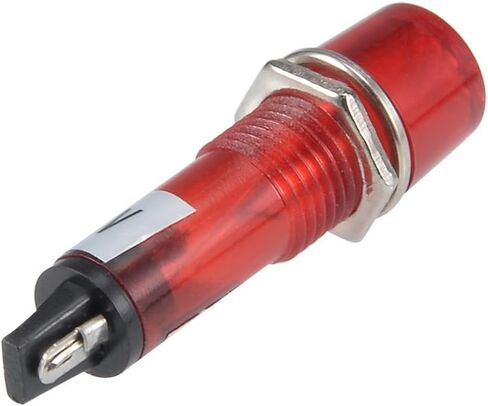 uxcell Signal Indicator Dash Light DC 12V,LED Bulbs XD7-1 Red, 7mm 9/32" Panel Mount 8Pcs in Saudi Arabia