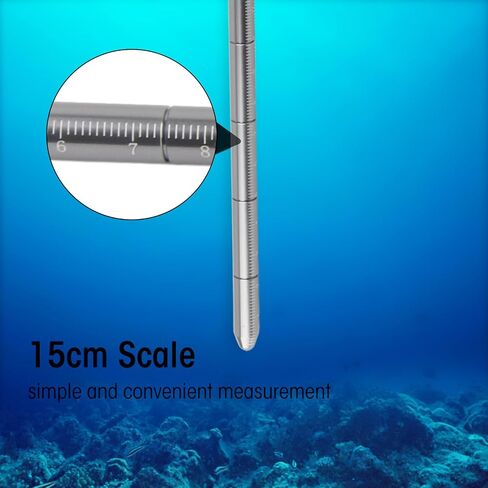 Bnineteenteam Diving Pointer Stick Aluminum Alloy Diving Noise Maker Stick (Gray) in Saudi Arabia