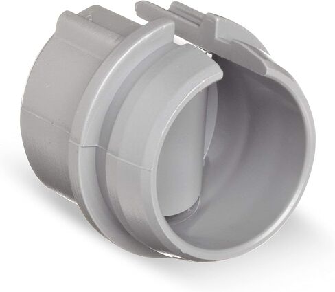 موصل كابل كهربائي OhLectric للأماكن الداخلية والخارجية - موصل غير معدني للكابلات المفردة والكابلات - سهل التركيب - موصل طرفي بعقب - ½ بوصة، رمادي - عبوة من 100 - OL-45873 in Kuwait